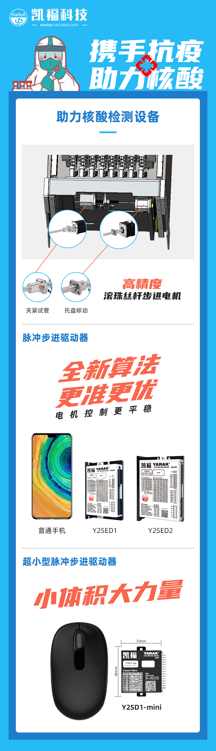 凱?？萍?助力核酸檢測(cè)設(shè)備！(圖1)